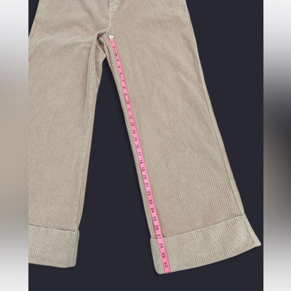 7 for All Mankind CORDUROY EASY TROUSER  women’s size 32 - Picture 9 of 12